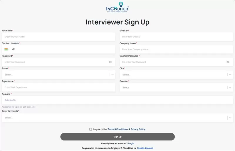 InCruiter Login